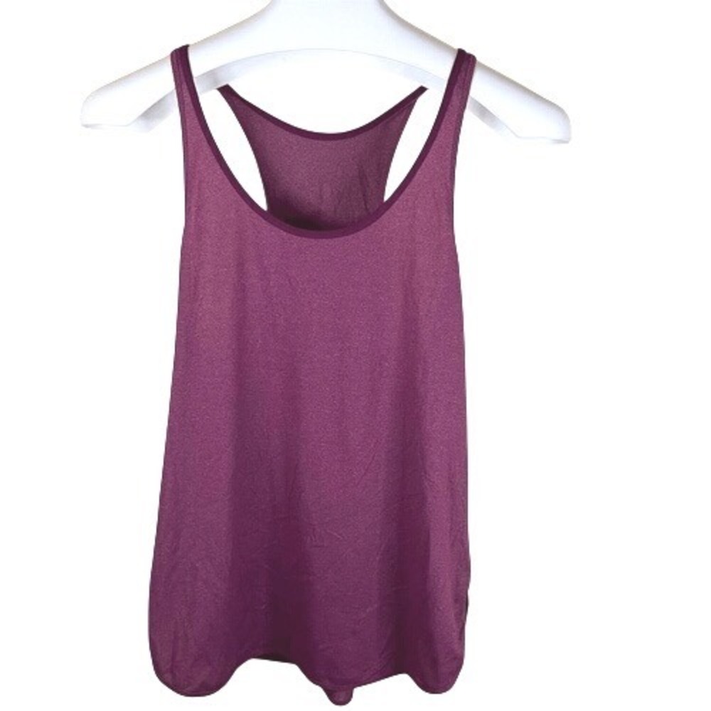 Lululemon Women's‎ Racerback Tank Top Size 6 Heathered Cranberry Yoga Activewear